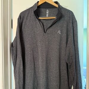Rhoback Herringbone Quarter-Zip Performance Pullover